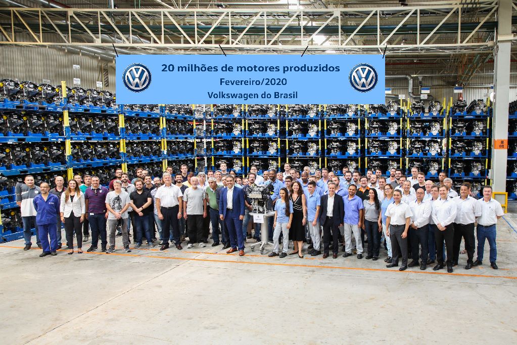 You are currently viewing VW do Brasil conquista a marca de 20 milhões de motores produzidos